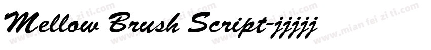 Mellow Brush Script字体转换